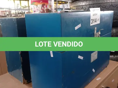 LOTE 314 - 02 CAIXAS PARA FERRAMENTAS EM MADEIRA. (NO ESTADO, LEILÃO NÃO TEM GARANTIA E NEM DEVOLUÇÃO, SUJEITO A POSSÍVEIS AVARIAS VISÍVEIS/OCULTAS E/OU AUSÊNCIA DE COMPONENTES).