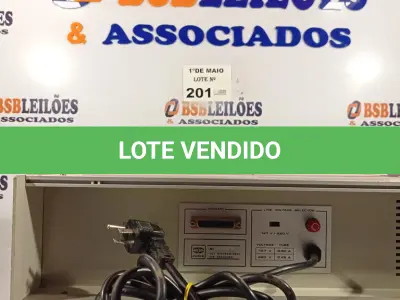 LOTE 201 - 01 APARELHO PARA TESTE DE TRANSMISSÃO PARKS TSP-312. (NO ESTADO, LEILÃO NÃO TEM GARANTIA E NEM DEVOLUÇÃO, SUJEITO A POSSÍVEIS AVARIAS VISÍVEIS/OCULTAS E/OU AUSÊNCIA DE COMPONENTES).
