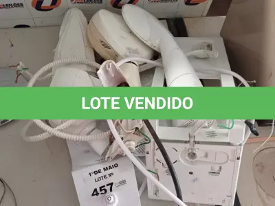 LOTE 457 - 01 LOTE COM VÁRIOS CHUVEIROS MARCAS E MODELOS DIVERSOS COM AVARIAS. (NO ESTADO, LEILÃO NÃO TEM GARANTIA E NEM DEVOLUÇÃO, SUJEITO A POSSÍVEIS AVARIAS VISÍVEIS/OCULTAS E/OU AUSÊNCIA DE COMPONENTES).