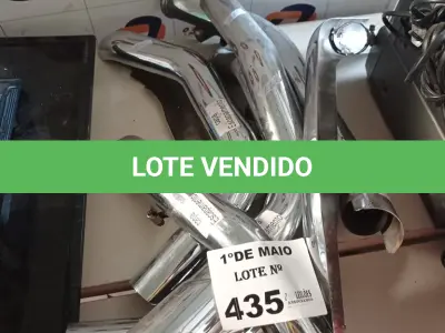 LOTE 435 - 01 LOTE COM VÁRIAS CAPAS PROTETORAS DE ESCAPAMENTO MODELOS DIVERSOS. (NO ESTADO, LEILÃO NÃO TEM GARANTIA E NEM DEVOLUÇÃO, SUJEITO A POSSÍVEIS AVARIAS VISÍVEIS/OCULTAS E/OU AUSÊNCIA DE COMPONENTES).