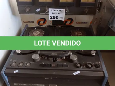 LOTE 290 - 01 GRAVADOR DE ROLO OTARI DP4050-OM. (NO ESTADO, LEILÃO NÃO TEM GARANTIA E NEM DEVOLUÇÃO, SUJEITO A POSSÍVEIS AVARIAS VISÍVEIS/OCULTAS E/OU AUSÊNCIA DE COMPONENTES).