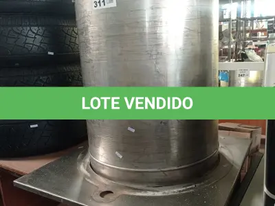 LOTE 311 - 01 TONEL EM AÇO INOX. (NO ESTADO, LEILÃO NÃO TEM GARANTIA E NEM DEVOLUÇÃO, SUJEITO A POSSÍVEIS AVARIAS VISÍVEIS/OCULTAS E/OU AUSÊNCIA DE COMPONENTES).