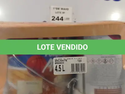 LOTE 244 - 01 KIT POLIPAR MULTIUSO ESMALTE PU INTERIORES/EXTERIORES CONTENDO: 01 GALÃO DE ESMALTE PU 2,7L BRILHANTE BRANCO, 01 LATA DE CATALISADOR 900ML E 01 LATA DE DILUENTE 900ML. (NO ESTADO, LEILÃO NÃO TEM GARANTIA E NEM DEVOLUÇÃO, SUJEITO A POSSÍVEIS AVARIAS VISÍVEIS/OCULTAS E/OU AUSÊNCIA DE COMPONENTES).
