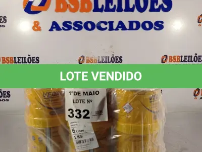 LOTE 332 - 06 LATAS DE ADESIVO ESTRUTURAL DE BASE EPÓXI MEDIA FLUIDEZ COMPONENTES A+B. (NO ESTADO, LEILÃO NÃO TEM GARANTIA E NEM DEVOLUÇÃO, SUJEITO A POSSÍVEIS AVARIAS VISÍVEIS/OCULTAS E/OU AUSÊNCIA DE COMPONENTES).