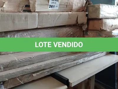 LOTE 261 - 01 LOTE COM VÁRIAS PEÇAS DE MOVEIS DIVERSOS DESMONTADAS. (NO ESTADO, LEILÃO NÃO TEM GARANTIA E NEM DEVOLUÇÃO, SUJEITO A POSSÍVEIS AVARIAS VISÍVEIS/OCULTAS E/OU AUSÊNCIA DE COMPONENTES).
