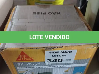 LOTE 340 - 01 CAIXA DE SIKA TOP FLEX, REVESTIMENTO IMPERMEABILIZANTE FLEXÍVEL. (NO ESTADO, LEILÃO NÃO TEM GARANTIA E NEM DEVOLUÇÃO, SUJEITO A POSSÍVEIS AVARIAS VISÍVEIS/OCULTAS E/OU AUSÊNCIA DE COMPONENTES).