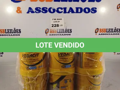 LOTE 228 - 06 LATAS DE ADESIVO ESTRUTURAL DE BASE EPÓXI MEDIA FLUIDEZ COMPONENTES A+B. (NO ESTADO, LEILÃO NÃO TEM GARANTIA E NEM DEVOLUÇÃO, SUJEITO A POSSÍVEIS AVARIAS VISÍVEIS/OCULTAS E/OU AUSÊNCIA DE COMPONENTES).