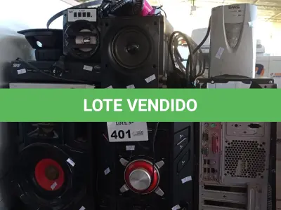 LOTE 401 - 01 LOTE COM ELETRÔNICOS DIVERSOS. (NO ESTADO, LEILÃO NÃO TEM GARANTIA E NEM DEVOLUÇÃO, SUJEITO A POSSÍVEIS AVARIAS VISÍVEIS/OCULTAS E/OU AUSÊNCIA DE COMPONENTES).