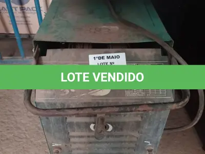 LOTE 234 - 01 MÁQUINA DE SOLDA SUPER 300 COM AVARIAS. (NO ESTADO, LEILÃO NÃO TEM GARANTIA E NEM DEVOLUÇÃO, SUJEITO A POSSÍVEIS AVARIAS VISÍVEIS/OCULTAS E/OU AUSÊNCIA DE COMPONENTES).