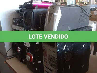 LOTE 401 - 01 LOTE COM ELETRÔNICOS DIVERSOS. (NO ESTADO, LEILÃO NÃO TEM GARANTIA E NEM DEVOLUÇÃO, SUJEITO A POSSÍVEIS AVARIAS VISÍVEIS/OCULTAS E/OU AUSÊNCIA DE COMPONENTES).
