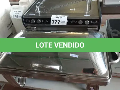 LOTE 377 - 01 BEBEDOURO DE COLUNA 220V E 01 RÉCHAUD. (NO ESTADO, LEILÃO NÃO TEM GARANTIA E NEM DEVOLUÇÃO, SUJEITO A POSSÍVEIS AVARIAS VISÍVEIS/OCULTAS E/OU AUSÊNCIA DE COMPONENTES).