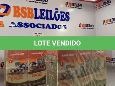 LOTE 170 - 09 KG DE REJUNTAMENTO EPÓXI SUPER JUNTA. (NO ESTADO, LEILÃO NÃO TEM GARANTIA E NEM DEVOLUÇÃO, SUJEITO A POSSÍVEIS AVARIAS VISÍVEIS/OCULTAS E/OU AUSÊNCIA DE COMPONENTES).