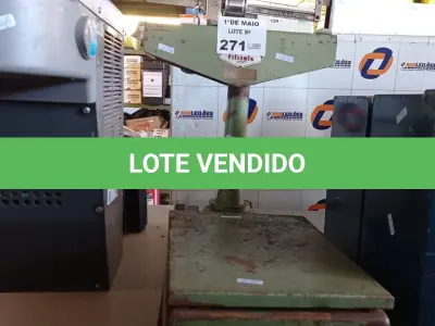 LOTE 271 - 01 BALANÇA ANTIGA MARCA FILIZOLA. (NO ESTADO, LEILÃO NÃO TEM GARANTIA E NEM DEVOLUÇÃO, SUJEITO A POSSÍVEIS AVARIAS VISÍVEIS/OCULTAS E/OU AUSÊNCIA DE COMPONENTES).