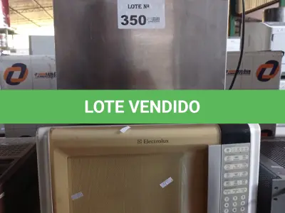 LOTE 350 - 01 REFRESQUEIRA MARCA IBBL E 01 MICRO-ONDAS MARCAS E MODELOS DIVERSOS INCOMPLETOS.  (NO ESTADO, LEILÃO NÃO TEM GARANTIA E NEM DEVOLUÇÃO, SUJEITO A POSSÍVEIS AVARIAS VISÍVEIS/OCULTAS E/OU AUSÊNCIA DE COMPONENTES).