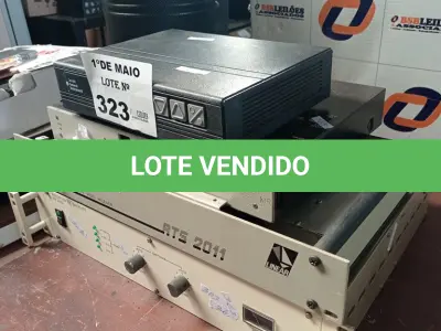 LOTE 323 - 01 LOTE COM EQUIPAMENTOS ELETRÔNICOS DIVERSOS. (NO ESTADO, LEILÃO NÃO TEM GARANTIA E NEM DEVOLUÇÃO, SUJEITO A POSSÍVEIS AVARIAS VISÍVEIS/OCULTAS E/OU AUSÊNCIA DE COMPONENTES).