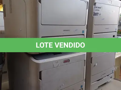 LOTE 287 - 04 IMPRESSORAS MARCAS OKI MODELO MPS5501B PARA RETIRADA DE PEÇAS. (NO ESTADO, LEILÃO NÃO TEM GARANTIA E NEM DEVOLUÇÃO, SUJEITO A POSSÍVEIS AVARIAS VISÍVEIS/OCULTAS E/OU AUSÊNCIA DE COMPONENTES).