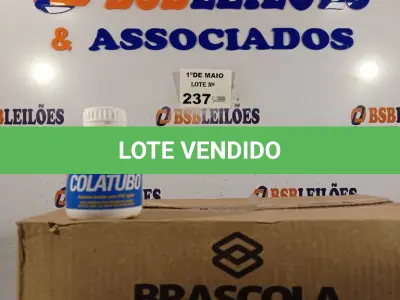 LOTE 237 - 15 TUBOS DE ADESIVO INCOLOR PARA PVC RÍGIDO 175G. (NO ESTADO, LEILÃO NÃO TEM GARANTIA E NEM DEVOLUÇÃO, SUJEITO A POSSÍVEIS AVARIAS VISÍVEIS/OCULTAS E/OU AUSÊNCIA DE COMPONENTES).