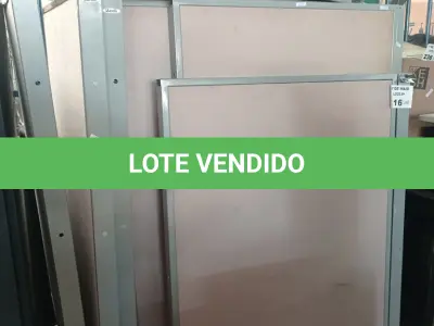 LOTE 316 - 01 LOTE COM VÁRIAS DIVISÓRIAS DE ESCRITÓRIO DESMONTADAS. (NO ESTADO, LEILÃO NÃO TEM GARANTIA E NEM DEVOLUÇÃO, SUJEITO A POSSÍVEIS AVARIAS VISÍVEIS/OCULTAS E/OU AUSÊNCIA DE COMPONENTES).