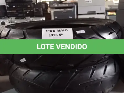 LOTE 335 - 02 PNEUS DE MOTO USADOS NAS MEDIDAS 150/70/17 E 170/60/17. (NO ESTADO, LEILÃO NÃO TEM GARANTIA E NEM DEVOLUÇÃO, SUJEITO A POSSÍVEIS AVARIAS VISÍVEIS/OCULTAS E/OU AUSÊNCIA DE COMPONENTES).