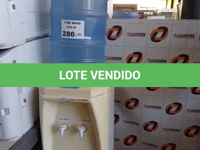 LOTE 286 - 01 BEBEDOURO PARA GARRAFÃO 220V. (NO ESTADO, LEILÃO NÃO TEM GARANTIA E NEM DEVOLUÇÃO, SUJEITO A POSSÍVEIS AVARIAS VISÍVEIS/OCULTAS E/OU AUSÊNCIA DE COMPONENTES).