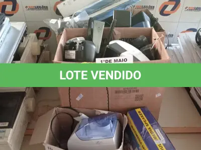 LOTE 452 - 01 LOTE COM MATERIAIS DIVERSOS. (NO ESTADO, LEILÃO NÃO TEM GARANTIA E NEM DEVOLUÇÃO, SUJEITO A POSSÍVEIS AVARIAS VISÍVEIS/OCULTAS E/OU AUSÊNCIA DE COMPONENTES).