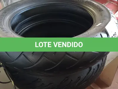 LOTE 278 - 02 PNEUS DE MOTO USADOS, 150/80/17 E 180/55/17. (NO ESTADO, LEILÃO NÃO TEM GARANTIA E NEM DEVOLUÇÃO, SUJEITO A POSSÍVEIS AVARIAS VISÍVEIS/OCULTAS E/OU AUSÊNCIA DE COMPONENTES).