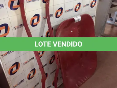 LOTE 178 - 03 PEÇAS PARA CARRINHO DE MÃO. (NO ESTADO, LEILÃO NÃO TEM GARANTIA E NEM DEVOLUÇÃO, SUJEITO A POSSÍVEIS AVARIAS VISÍVEIS/OCULTAS E/OU AUSÊNCIA DE COMPONENTES).