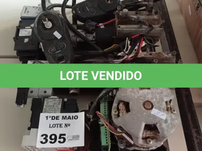 LOTE 395 - 01 LOTE COM DISJUNTORES E MOTORES DIVERSOS. (NO ESTADO, LEILÃO NÃO TEM GARANTIA E NEM DEVOLUÇÃO, SUJEITO A POSSÍVEIS AVARIAS VISÍVEIS/OCULTAS E/OU AUSÊNCIA DE COMPONENTES).