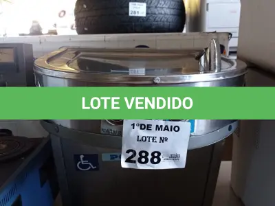 LOTE 288 - 01 BEBEDOURO DE COLUNA MARCA POLO GEL 220V. (NO ESTADO, LEILÃO NÃO TEM GARANTIA E NEM DEVOLUÇÃO, SUJEITO A POSSÍVEIS AVARIAS VISÍVEIS/OCULTAS E/OU AUSÊNCIA DE COMPONENTES).