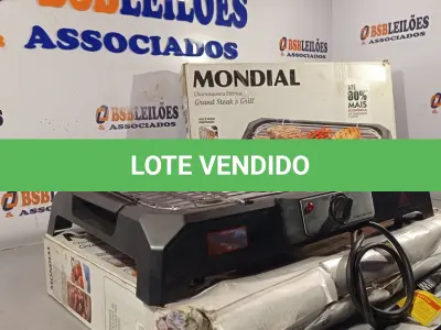 LOTE 333 - 03 CHURRASQUEIRAS MARCAS MONDIAL 127V. (NO ESTADO, LEILÃO NÃO TEM GARANTIA E NEM DEVOLUÇÃO, SUJEITO A POSSÍVEIS AVARIAS VISÍVEIS/OCULTAS E/OU AUSÊNCIA DE COMPONENTES).