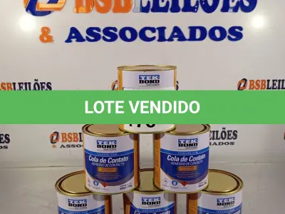 LOTE 176 - 06 LATAS DE COLA DE CONTATO TEK BOND 750G. (NO ESTADO, LEILÃO NÃO TEM GARANTIA E NEM DEVOLUÇÃO, SUJEITO A POSSÍVEIS AVARIAS VISÍVEIS/OCULTAS E/OU AUSÊNCIA DE COMPONENTES).