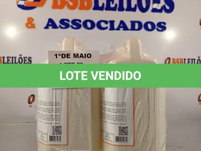 LOTE 289 - 02 GALÕES DE ESPUMA HIGIENIZADORA PARA ANTISSEPSIA INSTANTÂNEA DAS MÃOS 5L CADA. (NO ESTADO, LEILÃO NÃO TEM GARANTIA E NEM DEVOLUÇÃO, SUJEITO A POSSÍVEIS AVARIAS VISÍVEIS/OCULTAS E/OU AUSÊNCIA DE COMPONENTES).