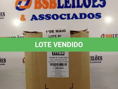 LOTE 317 - 12 TUBOS DE ESPUMA PU MULTIUSO TYTAN. (NO ESTADO, LEILÃO NÃO TEM GARANTIA E NEM DEVOLUÇÃO, SUJEITO A POSSÍVEIS AVARIAS VISÍVEIS/OCULTAS E/OU AUSÊNCIA DE COMPONENTES).