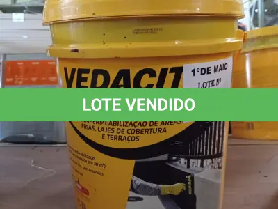 LOTE 253 - 01 BALDE DE MASSA ASFÁLTICA PARA IMPERMEABILIZAÇÃO DE ÁREAS FRIAS LAJES DE COBERTURA E TERRAÇOS 20KG. (NO ESTADO, LEILÃO NÃO TEM GARANTIA E NEM DEVOLUÇÃO, SUJEITO A POSSÍVEIS AVARIAS VISÍVEIS/OCULTAS E/OU AUSÊNCIA DE COMPONENTES).