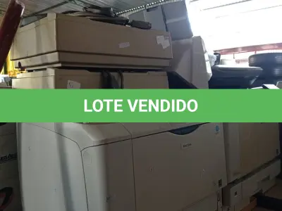 LOTE 461 - 05 IMPRESSORAS MARCAS E MODELOS DIVERSOS PARA RETIRADA DE PEÇAS. (NO ESTADO, LEILÃO NÃO TEM GARANTIA E NEM DEVOLUÇÃO, SUJEITO A POSSÍVEIS AVARIAS VISÍVEIS/OCULTAS E/OU AUSÊNCIA DE COMPONENTES).