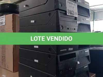 LOTE 382 - 02 CPU’S PARA RETIRADA DE PEÇAS. (NO ESTADO, LEILÃO NÃO TEM GARANTIA E NEM DEVOLUÇÃO, SUJEITO A POSSÍVEIS AVARIAS VISÍVEIS/OCULTAS E/OU AUSÊNCIA DE COMPONENTES).