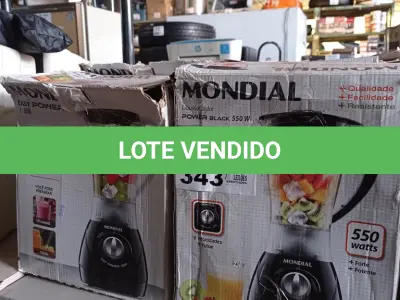 LOTE 343 - 04 LIQUIDIFICADORES MARCAS MONDIAL MODELOS DIVERSOS SENDO: 03 127V E 01 220V. (NO ESTADO, LEILÃO NÃO TEM GARANTIA E NEM DEVOLUÇÃO, SUJEITO A POSSÍVEIS AVARIAS VISÍVEIS/OCULTAS E/OU AUSÊNCIA DE COMPONENTES).