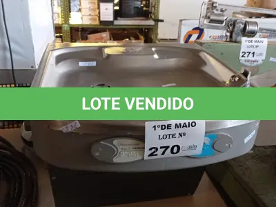 LOTE 270 - 01 BEBEDOURO DE PAREDE MARCA IBBL 110V. (NO ESTADO, LEILÃO NÃO TEM GARANTIA E NEM DEVOLUÇÃO, SUJEITO A POSSÍVEIS AVARIAS VISÍVEIS/OCULTAS E/OU AUSÊNCIA DE COMPONENTES).
