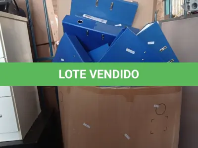 LOTE 232 - 01 LOTE COM VÁRIAS PASTAS DE ARQUIVO MARCAS E MODELOS DIVERSOS. (NO ESTADO, LEILÃO NÃO TEM GARANTIA E NEM DEVOLUÇÃO, SUJEITO A POSSÍVEIS AVARIAS VISÍVEIS/OCULTAS E/OU AUSÊNCIA DE COMPONENTES).