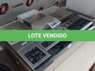 LOTE 349 - 01 APARELHO DE VÍDEO CASSETE RECORDER MARCA SONY VO-2600. (NO ESTADO, LEILÃO NÃO TEM GARANTIA E NEM DEVOLUÇÃO, SUJEITO A POSSÍVEIS AVARIAS VISÍVEIS/OCULTAS E/OU AUSÊNCIA DE COMPONENTES).