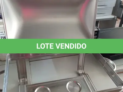 LOTE 377 - 01 BEBEDOURO DE COLUNA 220V E 01 RÉCHAUD. (NO ESTADO, LEILÃO NÃO TEM GARANTIA E NEM DEVOLUÇÃO, SUJEITO A POSSÍVEIS AVARIAS VISÍVEIS/OCULTAS E/OU AUSÊNCIA DE COMPONENTES).
