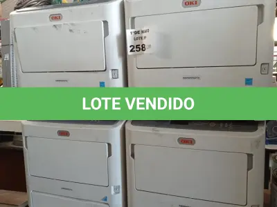 LOTE 258 - 04 IMPRESSORAS MARCAS OKI MODELO MPS5501B PARA RETIRADA DE PEÇAS. (NO ESTADO, LEILÃO NÃO TEM GARANTIA E NEM DEVOLUÇÃO, SUJEITO A POSSÍVEIS AVARIAS VISÍVEIS/OCULTAS E/OU AUSÊNCIA DE COMPONENTES).