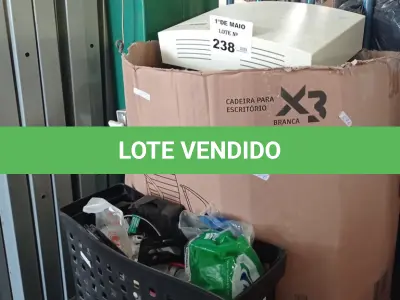 LOTE 238 - 01 LOTE COM MATERIAIS DIVERSOS. (NO ESTADO, LEILÃO NÃO TEM GARANTIA E NEM DEVOLUÇÃO, SUJEITO A POSSÍVEIS AVARIAS VISÍVEIS/OCULTAS E/OU AUSÊNCIA DE COMPONENTES).