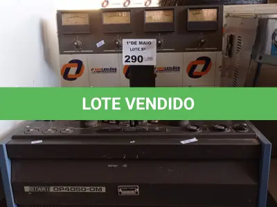 LOTE 290 - 01 GRAVADOR DE ROLO OTARI DP4050-OM. (NO ESTADO, LEILÃO NÃO TEM GARANTIA E NEM DEVOLUÇÃO, SUJEITO A POSSÍVEIS AVARIAS VISÍVEIS/OCULTAS E/OU AUSÊNCIA DE COMPONENTES).