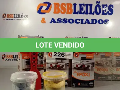 LOTE 226 - 09 KG DE REJUNTAMENTO EPÓXI SUPER JUNTA. (NO ESTADO, LEILÃO NÃO TEM GARANTIA E NEM DEVOLUÇÃO, SUJEITO A POSSÍVEIS AVARIAS VISÍVEIS/OCULTAS E/OU AUSÊNCIA DE COMPONENTES).