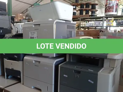 LOTE 304 - 06 IMPRESSORAS MARCAS E MODELOS DIVERSOS PARA RETIRADA DE PEÇAS. (NO ESTADO, LEILÃO NÃO TEM GARANTIA E NEM DEVOLUÇÃO, SUJEITO A POSSÍVEIS AVARIAS VISÍVEIS/OCULTAS E/OU AUSÊNCIA DE COMPONENTES).