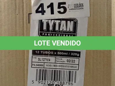 LOTE 415 - 12 TUBOS DE ESPUMA PU MULTIUSO TYTAN. (NO ESTADO, LEILÃO NÃO TEM GARANTIA E NEM DEVOLUÇÃO, SUJEITO A POSSÍVEIS AVARIAS VISÍVEIS/OCULTAS E/OU AUSÊNCIA DE COMPONENTES).