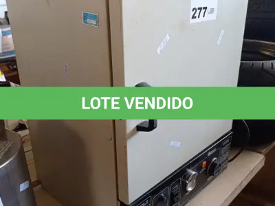 LOTE 277 - 01 ESTUFA. (NO ESTADO, LEILÃO NÃO TEM GARANTIA E NEM DEVOLUÇÃO, SUJEITO A POSSÍVEIS AVARIAS VISÍVEIS/OCULTAS E/OU AUSÊNCIA DE COMPONENTES).