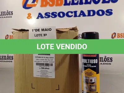 LOTE 317 - 12 TUBOS DE ESPUMA PU MULTIUSO TYTAN. (NO ESTADO, LEILÃO NÃO TEM GARANTIA E NEM DEVOLUÇÃO, SUJEITO A POSSÍVEIS AVARIAS VISÍVEIS/OCULTAS E/OU AUSÊNCIA DE COMPONENTES).