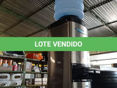 LOTE 265 - 01 BEBEDOURO PARA GARRAFÃO EM AÇO ESCOVADO 110V. (NO ESTADO, LEILÃO NÃO TEM GARANTIA E NEM DEVOLUÇÃO, SUJEITO A POSSÍVEIS AVARIAS VISÍVEIS/OCULTAS E/OU AUSÊNCIA DE COMPONENTES).